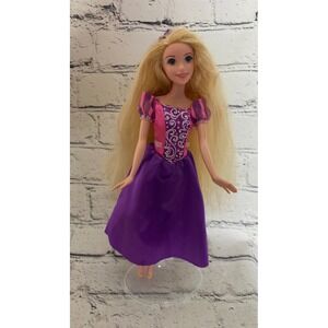Disney Princess Rapunzel Barbie  Fashion Doll Tangled Pink Purple Dress